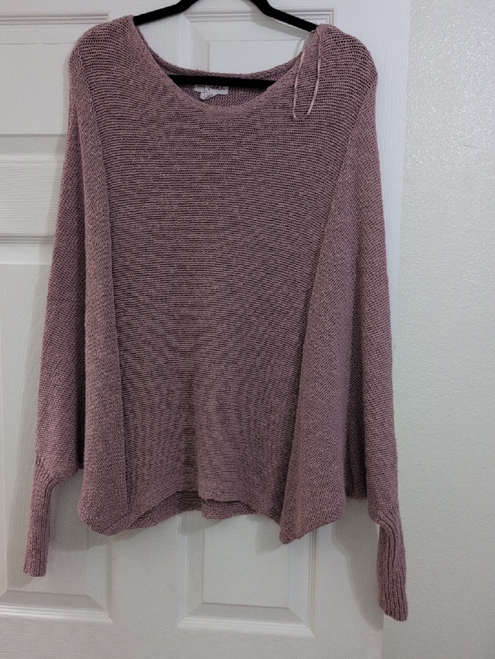 Shrinking Violet Lightweight Crewneck Sweater - Mauve